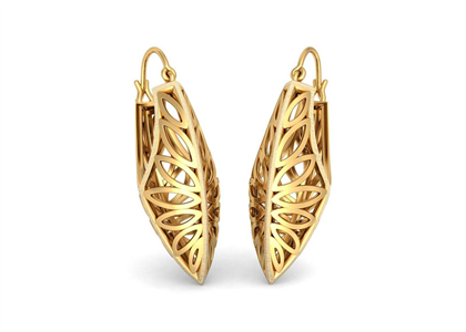 Gold Plated | Filigree Earrings